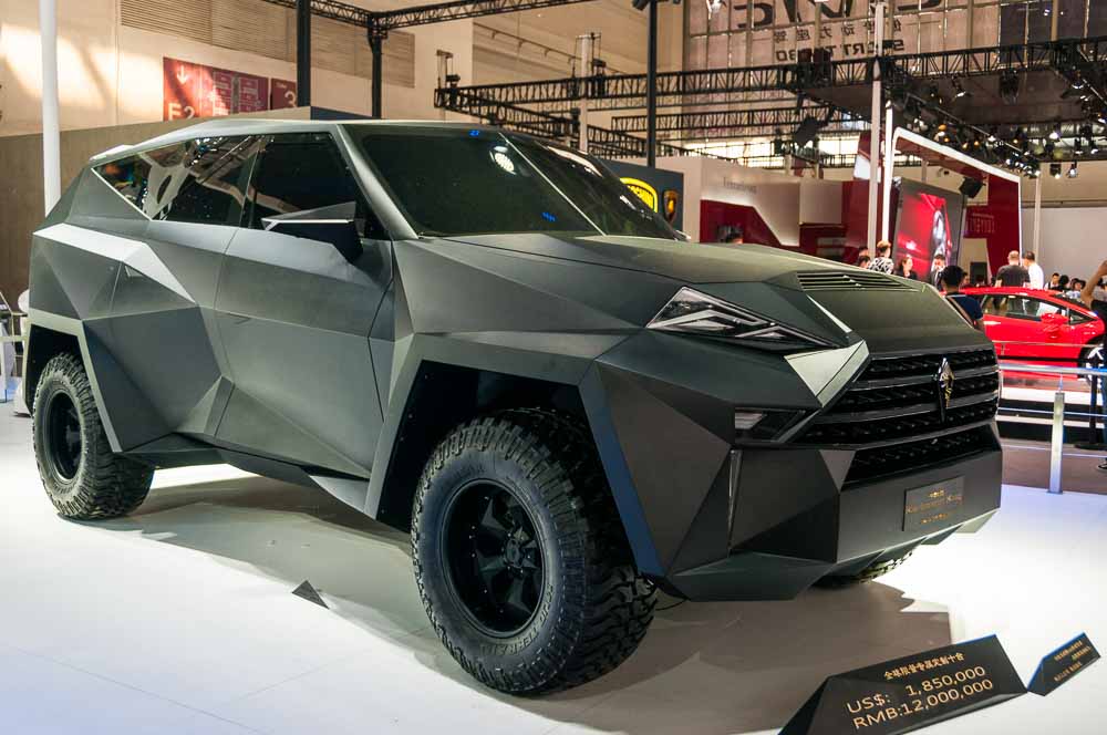 Autocar. IAT Kalman – £1 million SUV on display in Beijing.