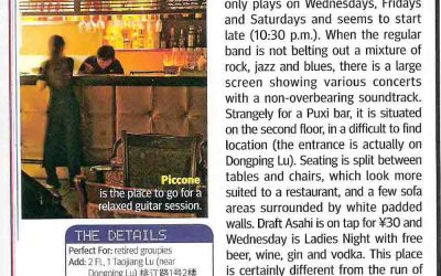 City Weekend. Piccone – Hidden Rock Gem. Bar review.