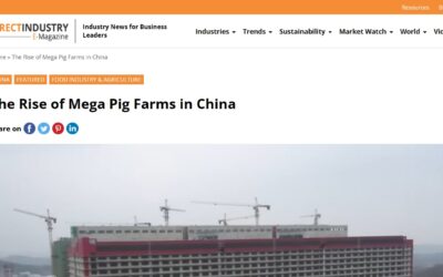 DirectIndustry. The Rise of Mega Pig Farms in China. 